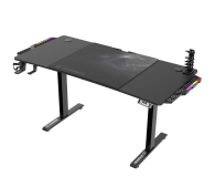 Ultradesk LEVEL V2 LED RGB (Czarne) (elektryczna regulacja) - 1133304 - zdjęcie 1